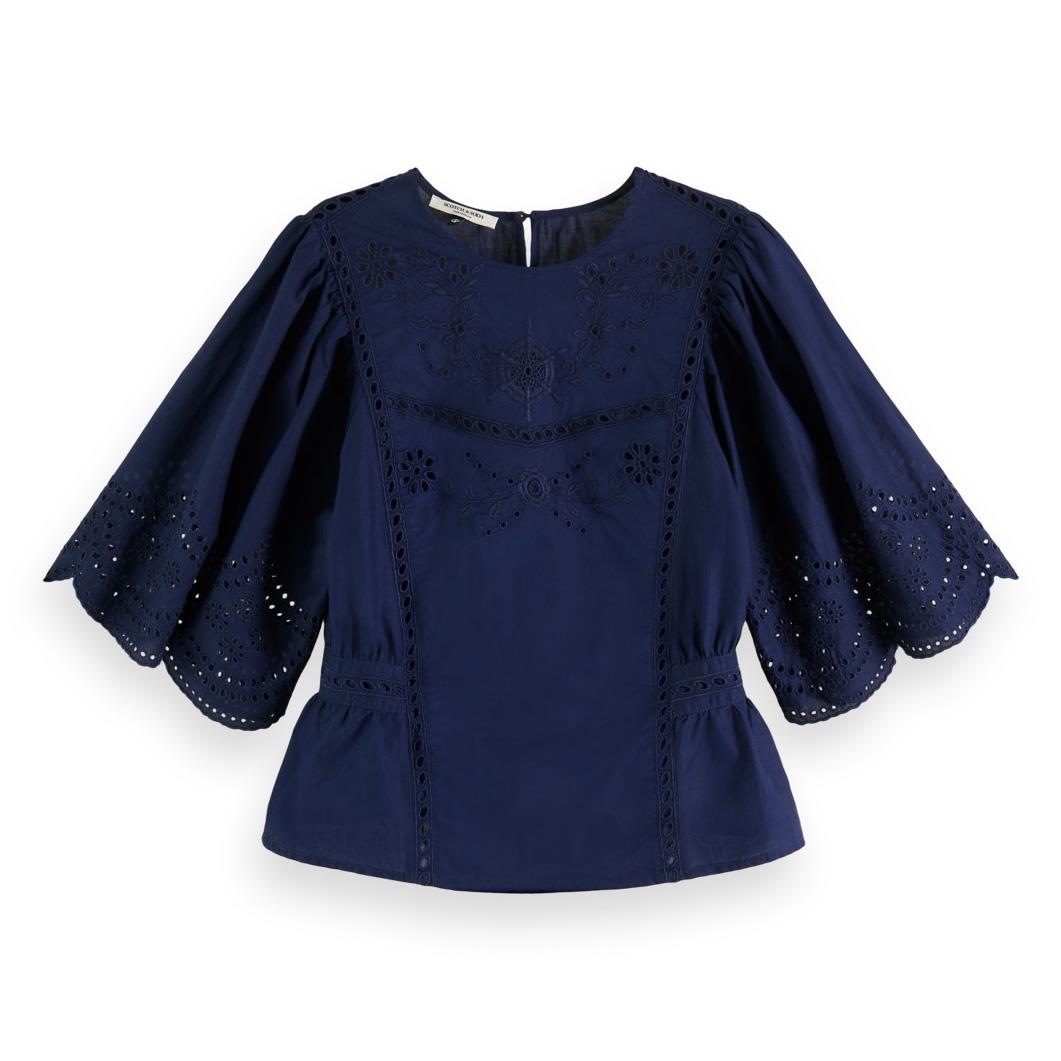 Scotch & Soda Broiderie Anglaise Top